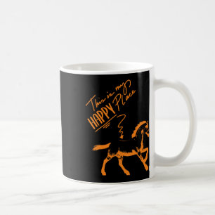 Zum Reiten Geboren Pferde Girl Rider Kaffeetasse