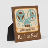 ❝ zum Rollen ❞ Bandrekorder Fotoplatte (Vorderseite)