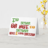 Zum Skydive Karte (Gelbe Blume)