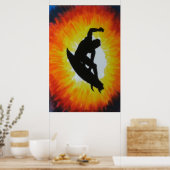 Zum Sonnenuntergang Poster (Küche)