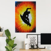 Zum Sonnenuntergang Poster (Heimbüro)