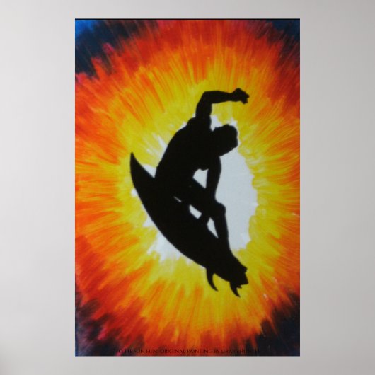 Zum Sonnenuntergang Poster (Vorne)
