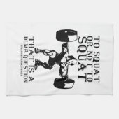 Zum Squat oder nicht zu - Shakespeare - Funny Nove Geschirrtuch (Horizontal)