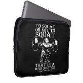 Zum Squat oder nicht zu - Shakespeare - Funny Nove Laptopschutzhülle (Vorne Rechts)