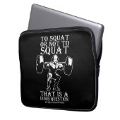 Zum Squat oder nicht zu - Shakespeare - Funny Nove Laptopschutzhülle (Vorderseite Links)