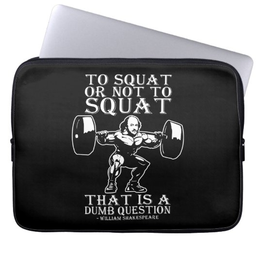 Zum Squat oder nicht zu - Shakespeare - Funny Nove Laptopschutzhülle (Vorderseite)