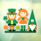 Zum St Patrick's Day Fensteraufkleber (Blatt 3)