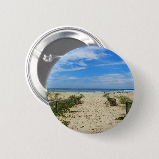 Zum Strand Button (Vorne & Hinten)