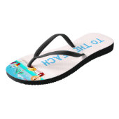 Zum Strand lustig Badesandalen (Schrägansicht)