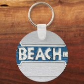 Zum Strand Schlüsselanhänger (Vorderseite)