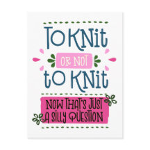 Zum Strick oder nicht zum Strick - lustiges