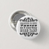 Zum Strick schneller lernen Button (Vorne & Hinten)