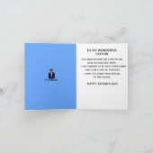 Zum Tag meines godson-afroamerikanischen Vaters Karte (Innenseite)