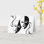 Zum Theater! Karte (Gelbe Blume)