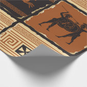 zum Thema des alten Griechenlands in Form eines S Geschenkpapier (Ecke)