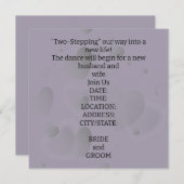 Zum Thema Hochzeitsfeiern Einladung (Vorne/Hinten)