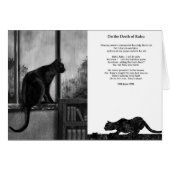 Zum Tod von Raku - Karte (Vorderseite (Horizontal))