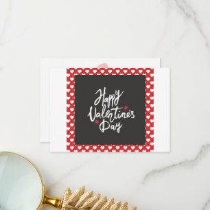 Zum Valentinstag" Dankeskarte