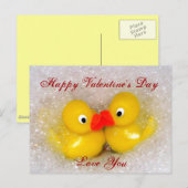 Zum Valentinstag Feiertagspostkarte (Vorne/Hinten)