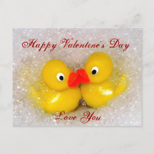 Zum Valentinstag Feiertagspostkarte