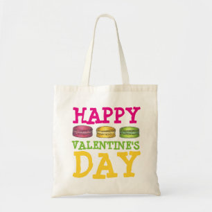 Zum Valentinstag französische Bäckerei Macaron Coo Tragetasche