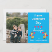 Zum Valentinstag Grandpa Foto Safari Einladung (Vorderseite)