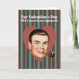 Zum Valentinstag lass ich dir, ein Streit zu gewin Feiertagskarte