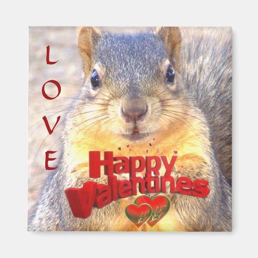 Zum Valentinstag Magnet (Vorne)