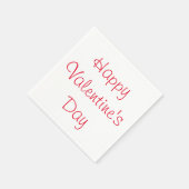 Zum Valentinstag Napkins Serviette (Ecke)