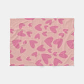 Zum Valentinstag Thema  Fleecedecke (Vorderseite (Horizontal))