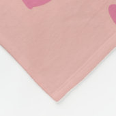 Zum Valentinstag Thema  Fleecedecke (Ecke)