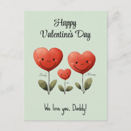 Zum Valentinstag, von Baby & Mommy, Postkarte