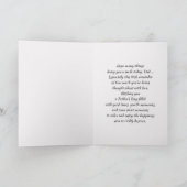 Zum Vater am Vatertag. Federmuster Karte (Innenseite)