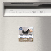 Zum Verkauf angebotene frische Eier Magnet (In Situ (Geschirrspüler))