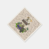 Zum Verkauf angebotene Succula Serviette (Ecke)