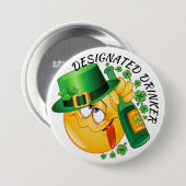 Zum Verkauf benannter Drinker St. Patrick's Day Button (Vorne & Hinten)