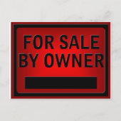 Zum Verkauf durch den Eigentümer Postkarte (Vorderseite)