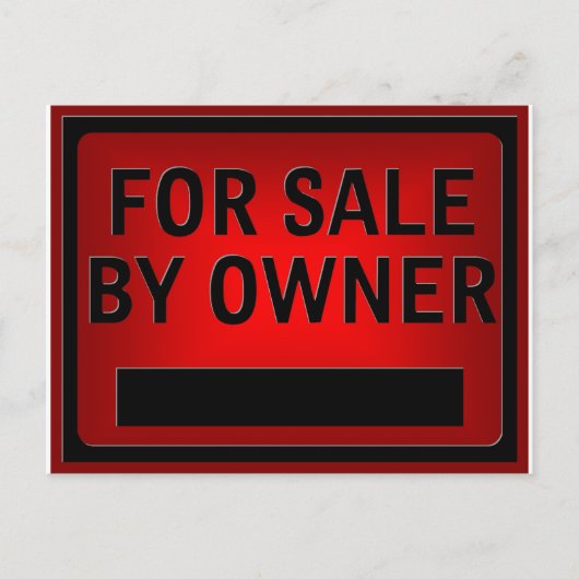 Zum Verkauf durch den Eigentümer Postkarte (Vorderseite)