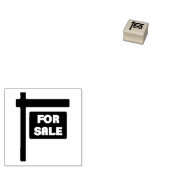 ZUM VERKAUF RUBBER-BRIEFMARKE GUMMISTEMPEL (Stempel)