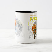 Zum Wandern geboren Fuchs Mond Tasse (Mittel)