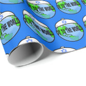 Zum Welt-Chrismukkka-Wrapping Paper Geschenkpapier (Rolleneckpunkt)