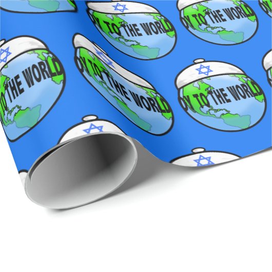 Zum Welt-Chrismukkka-Wrapping Paper Geschenkpapier (Rolleneckpunkt)