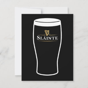 Zum Wohl St. Patricks Day Bierkarte Feiertagskarte