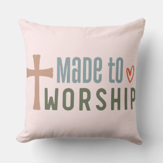 Zum Worship Throw Kissen gemacht