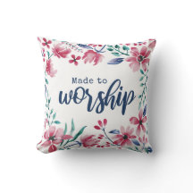 Zum Worship Throw Kissen gemacht