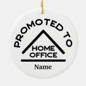 zum Zuhause Office Individuelle Name befördert Keramik Ornament (Hinten)
