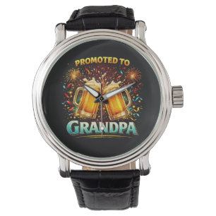 Zum zukünftigen Opa befördert Armbanduhr
