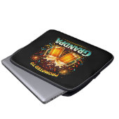 Zum zukünftigen Opa befördert Laptopschutzhülle (Vorne Knopf)