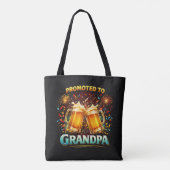 Zum zukünftigen Opa befördert Tasche (Rückseite)