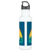 Zuma Beach California Edelstahlflasche (Rückseite)